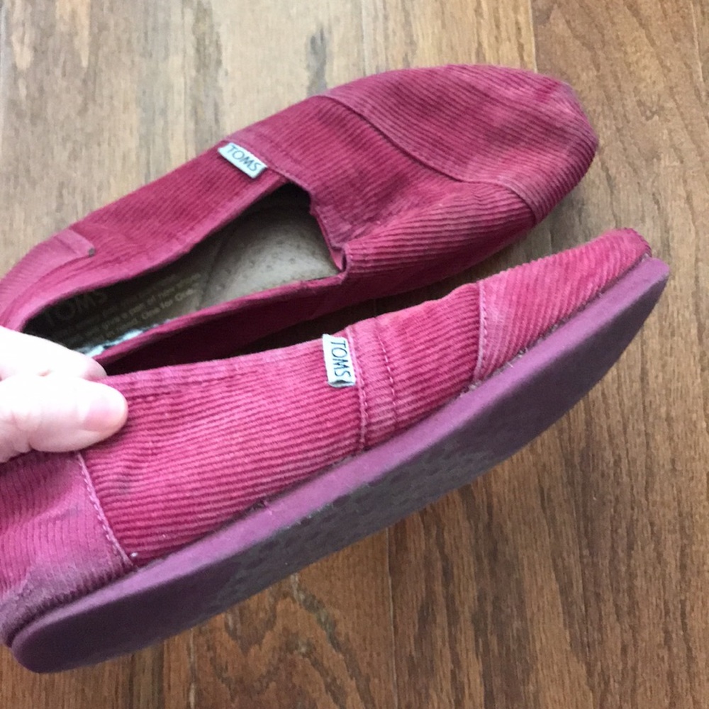 Pink Corduroy Toms - Picture 8 of 15